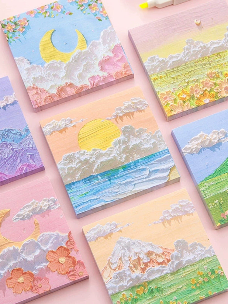 Three-Dimensional Crayon Sticky Notes