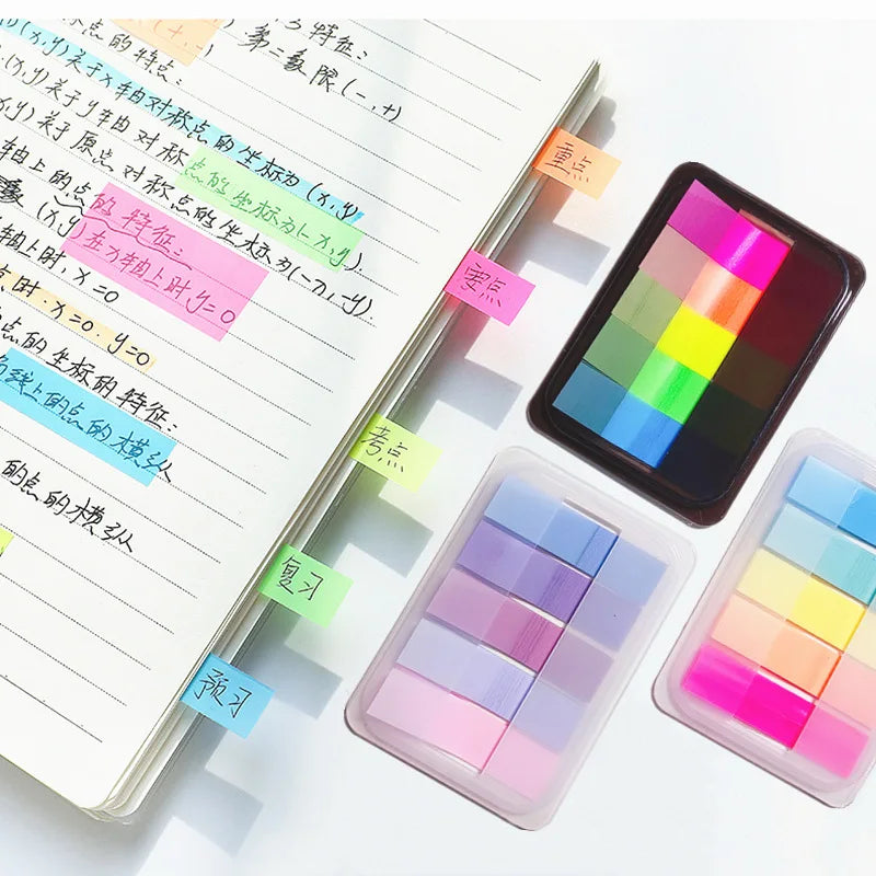 Pastel Sticky Tabs Page Markers (100 tabs)